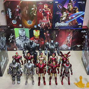 [판매중 - 13차 가격인하] ZD TOYS 아이언맨 LED 버전 전종, 마블 스파이더맨 코믹스(만화책) 판매합니다.