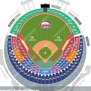 6월 15일 (토) LG 트윈스 vs 롯데 자이언츠 1루 네이비 3연석