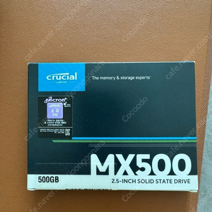 마이크론 Crucial MX500 ssd 500Gb 미개봉 4.5만원