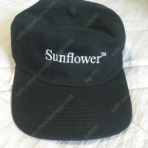 선플라워 썬플라워 sunflower 로고 모자 볼캡