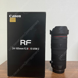 캐논 RF 24-105 f2.8 렌즈 판매합니다.