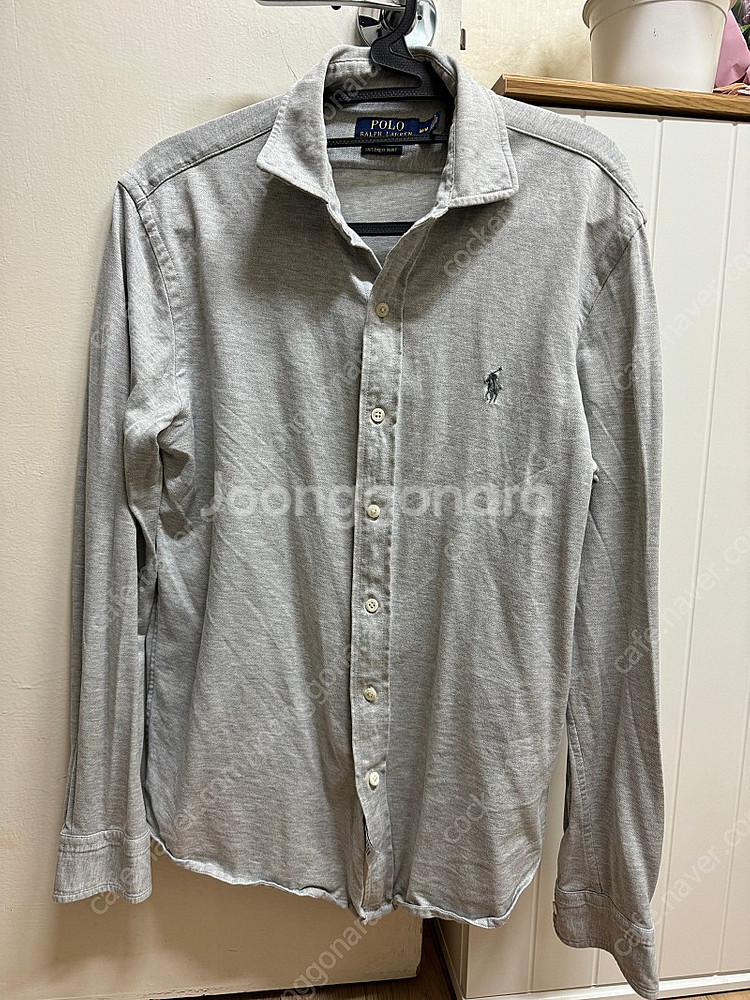 폴로 랄프로렌 니트 드레스 셔츠 - 면셔츠 - m 사이즈 5.5>4.5--0