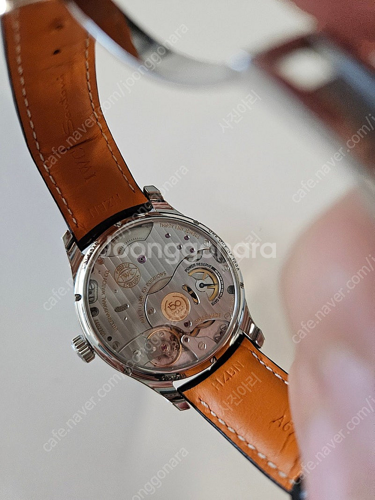 IWC 포르투기저 블루핸즈 데이트 150주년 한정판 -...--0