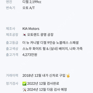 [견인차량] 2019년식 더뉴카니발 9인승 2.2디젤 풀옵션