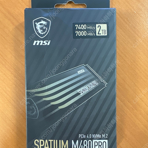 미개봉 MSI SPATIUM M480 PRO 2TB