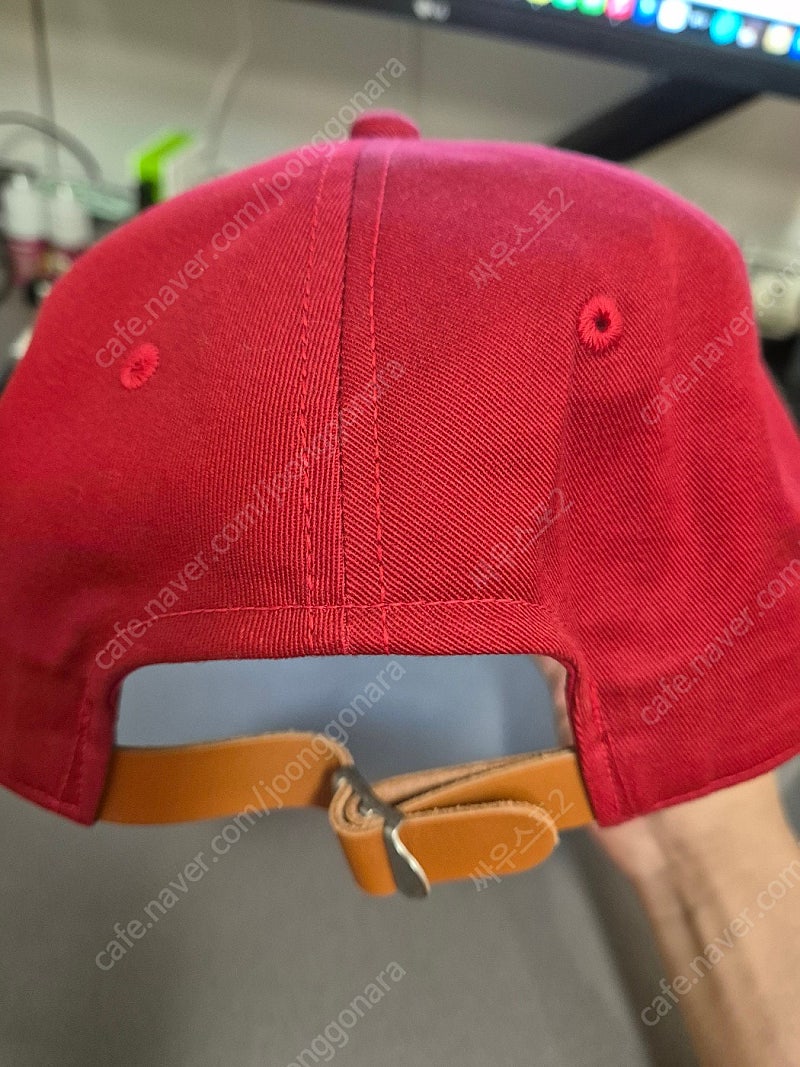 리얼맥코이 베이스볼캡 모자 레드 판매