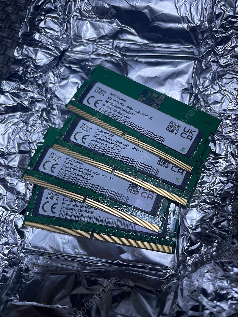 노트북용 하이닉스 ddr5 4800 8GB x 2(16gb)