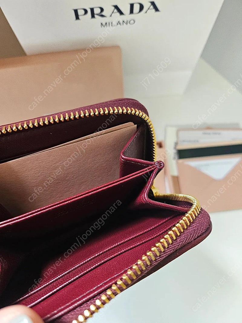 미우미우 마테라쎄 지퍼 카드지갑 코인지갑 새상품 | 중고나라 - 안심되는 중고거래