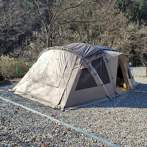 노스피크 아케디아 맥스 리빙쉘 텐트 올리브그레이 (그라운드시트, 우레탄창 포함)