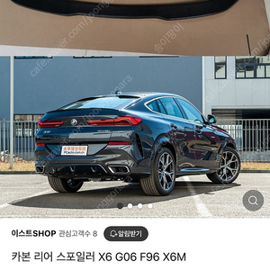 X6 카본 리어스포일러