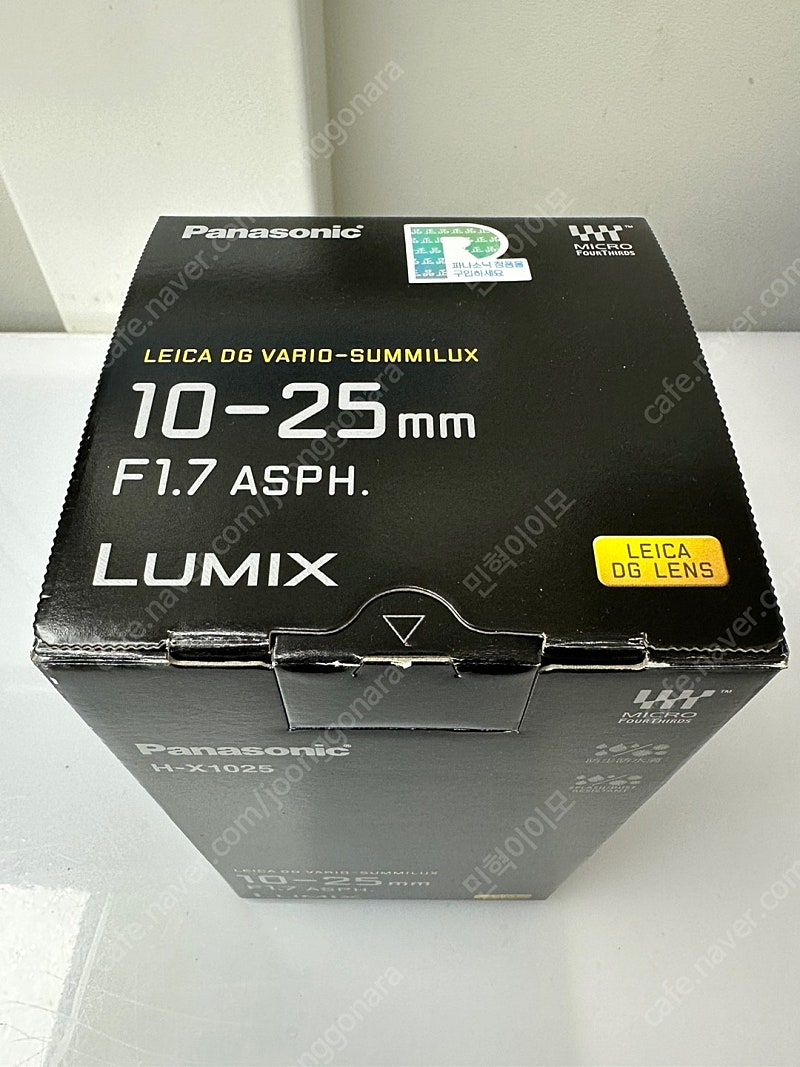 파나소닉 루믹스 LEICA 10-25mm F1.7 ASPH 렌즈 판매합니다