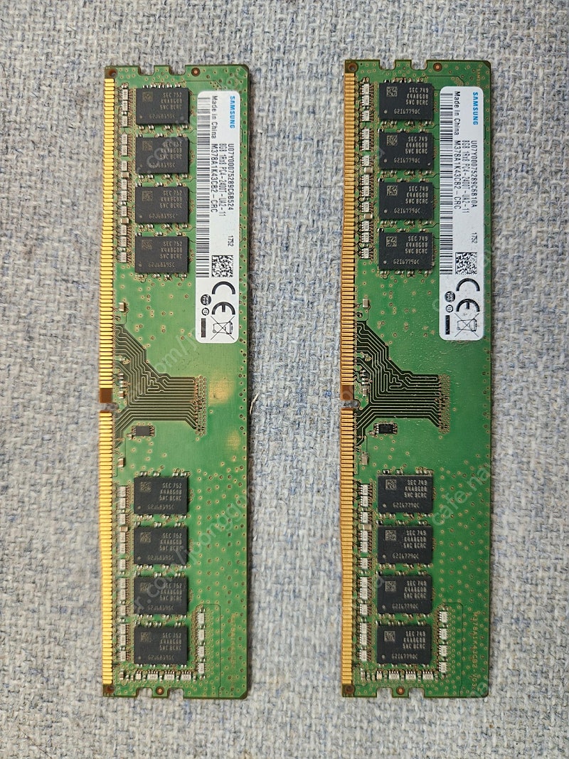 삼성전자 ddr4-2400 8g ×2 판매해요