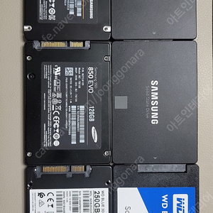 ssd 삼성 wd 120g & 250g sata 2.5인치 수량판매