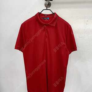 (95/M) 제이린드버그 남성 레드 기능성 반팔 카라넥 골프티셔츠