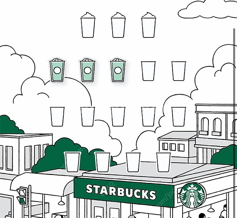 스타벅스 프리퀀시 일반 3장--0