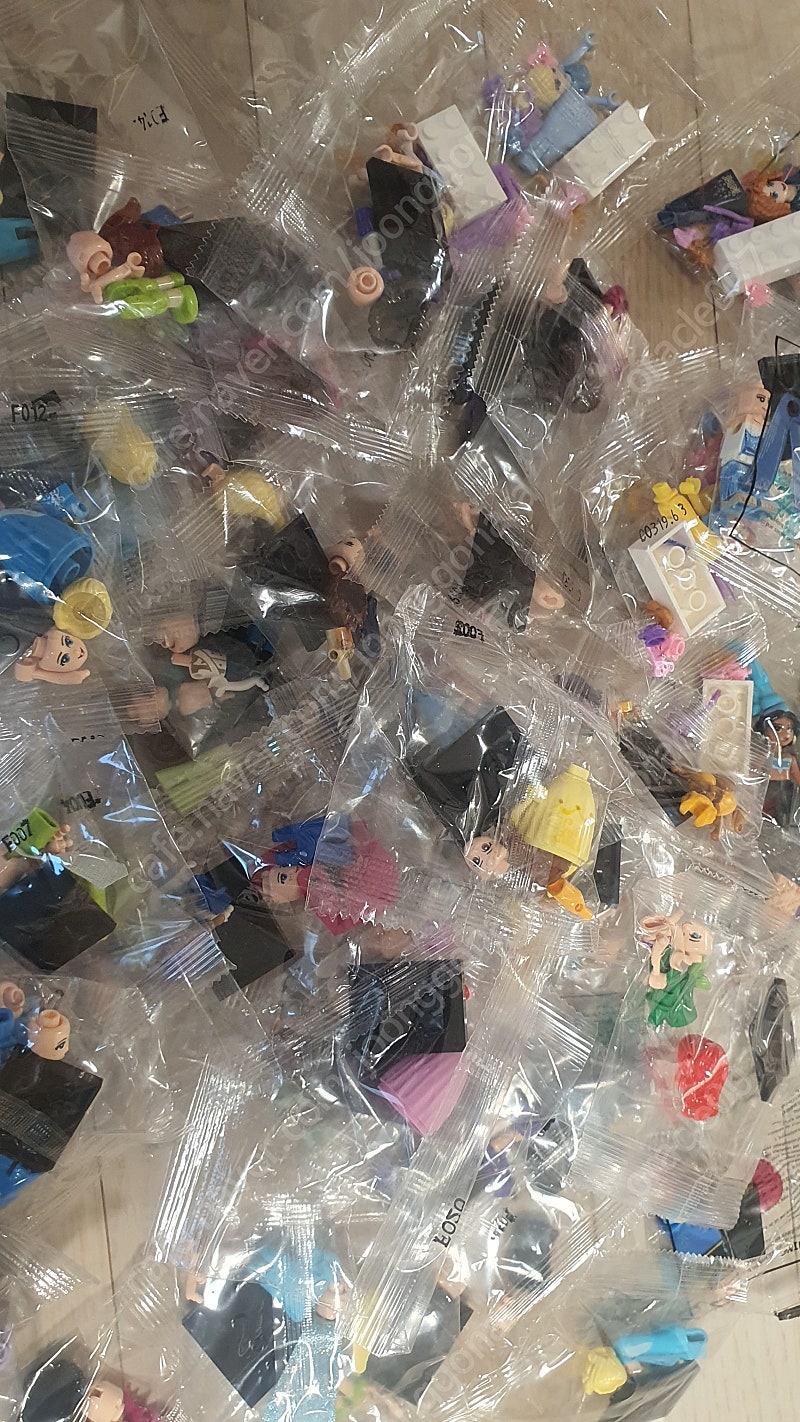 디즈니 공주&프렌즈 피규어 레고호환 블럭 40개(비닐 채 새상품)