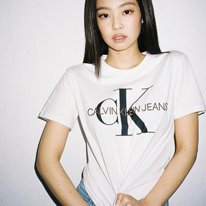 캘빈클라인 CK 모노그램 로고 반팔티 반팔 티셔츠 xs ( 택달린새제품 )