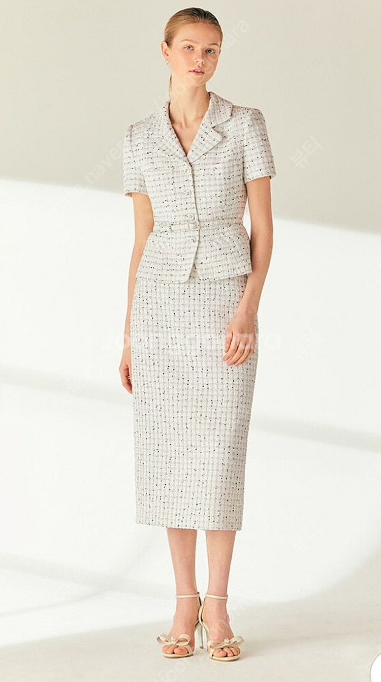 가격내림)브라이드앤유 트위드 셋업 1사이즈--3