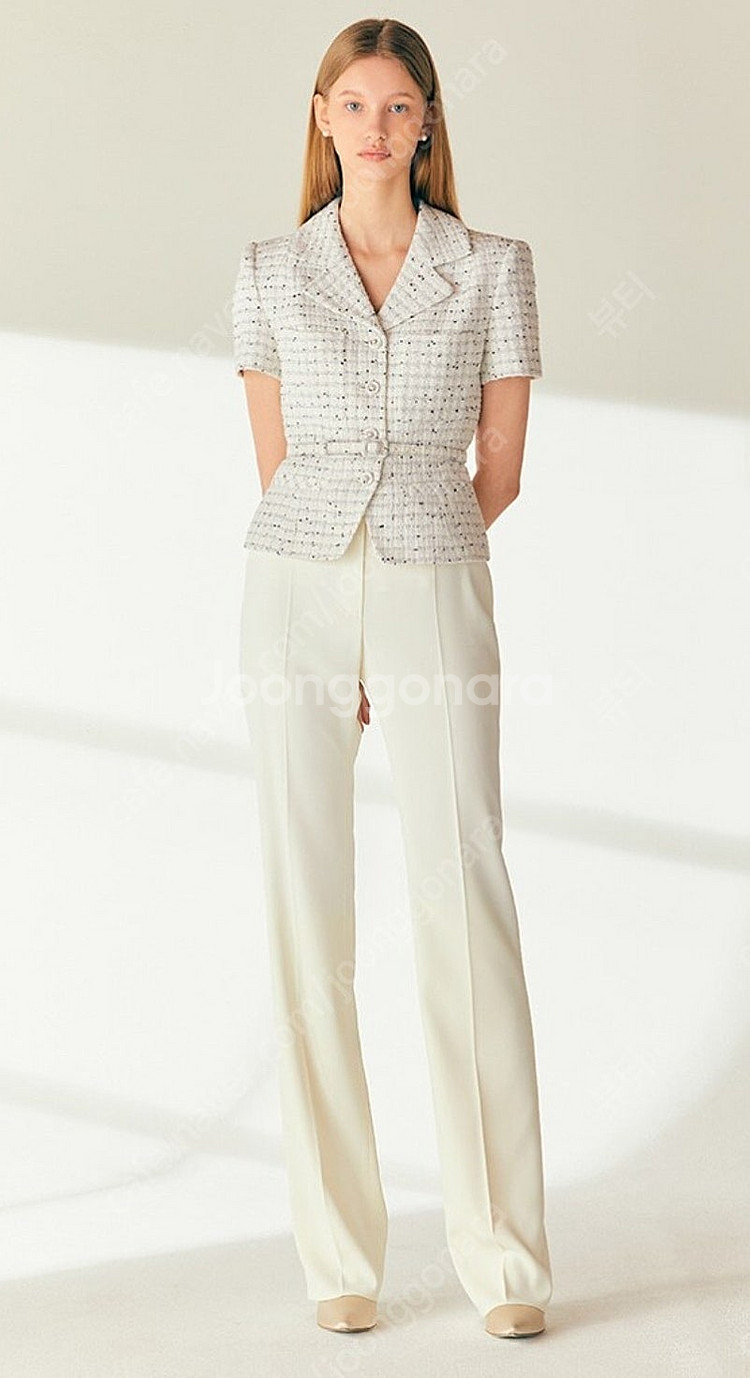 가격내림)브라이드앤유 트위드 셋업 1사이즈--4