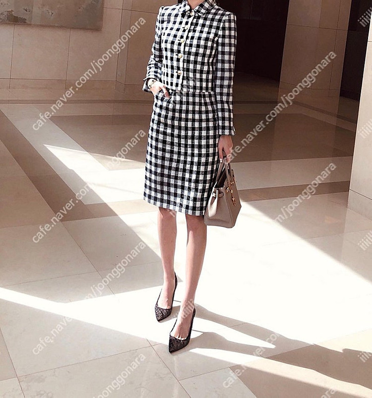 블랑쇼 체크 스커트 SHEPHERD CHECK SKIRT--1