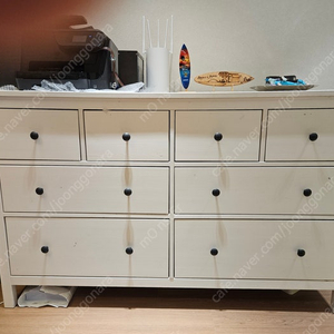 이케아 HEMNES 헴네스 8칸 서랍장 수납함 옷장