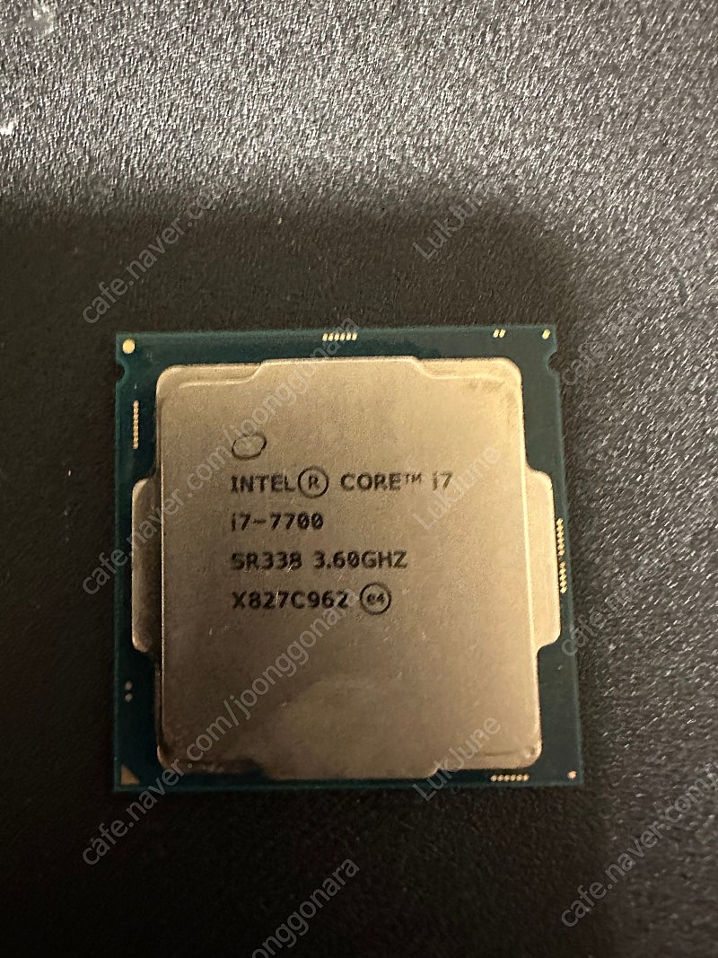 인텔 Intel I7 7700 CPU 단품 팝니다.