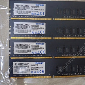 PATRIOT DDR4-2666 CL19 32GB 램 4개팝니다