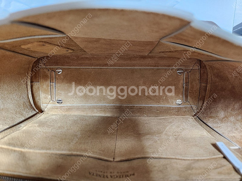 보테가베네타 아르코 토드백 화이트 정품 새 것--9