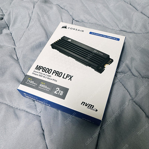 커세어 MP600 PRO LPX 2TB SSD 미사용 새상품 팝니다