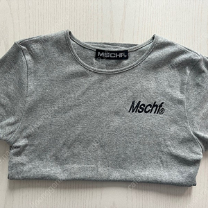 미스치프(MSCHF) Sport Fitted Top - 멜란지 그레이, 보관만 한 새상품