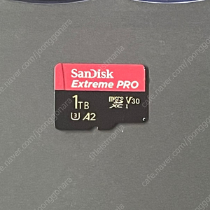 샌디스크 익스트림 프로 마이크로 SD카드 1T 메모리카드 Sandisk Extreme PRO 외장 스마트폰 메모리 1테라 1TB