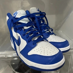 나이키 덩크 하이 게임 로얄 GS Dunk High Game Royal Db2179-102 250사이즈 1회착.