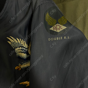 RRL Reversible Embroidered Printed Satin Bomber Jacket 자켓