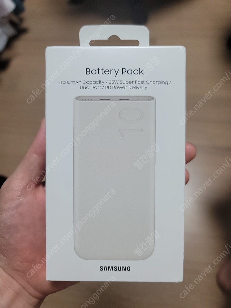 (미개봉) 삼성 초고속충전 25W 대용량 보조배터리 PD충전 C타입 10000 mAh EB-P3400 판매