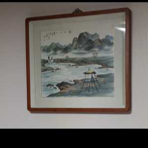 백포 곽남배 원두막그림