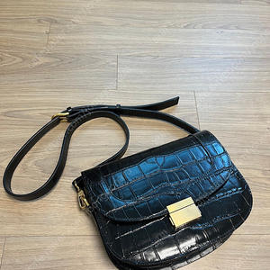 유어유스 Brick classic bag(Croc Black)