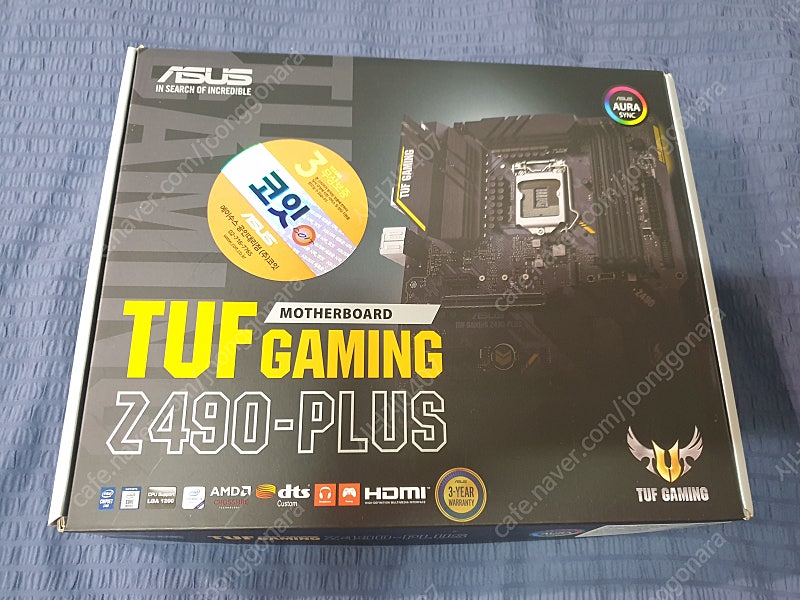 ASUS TUF GAMING Z490 plus / 메인보드