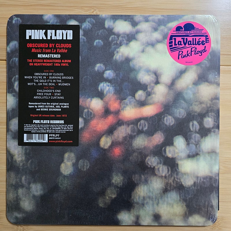 LP 레코드 Pink Floyd 핑크 플로이드 - Obscured By Clouds