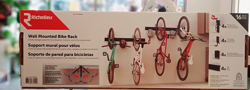 (새상품) 리슐리외 벽걸이형 자전거 거치대 (최대 4개 가능)