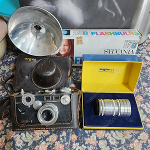 빈티지 미국 Argus C3 35mm 카메라 세트 팝니다