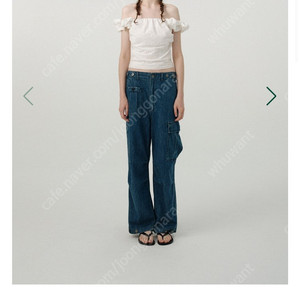 The barnnet 더바넷 Flower Eyelet Scrunchie Top 스크런치탑 새상품