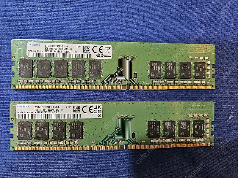 삼성램 8GB 1Rx8 PC4-2666V-UA2-11 / 1Rx8-PC4-3200AA-UA2-11 8G 모두 4만원