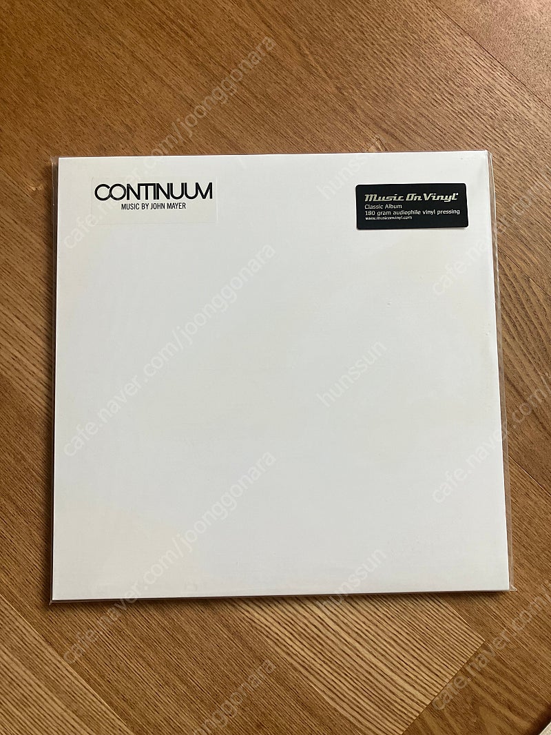 존메이어 LP continuum 앨범 (2lp)