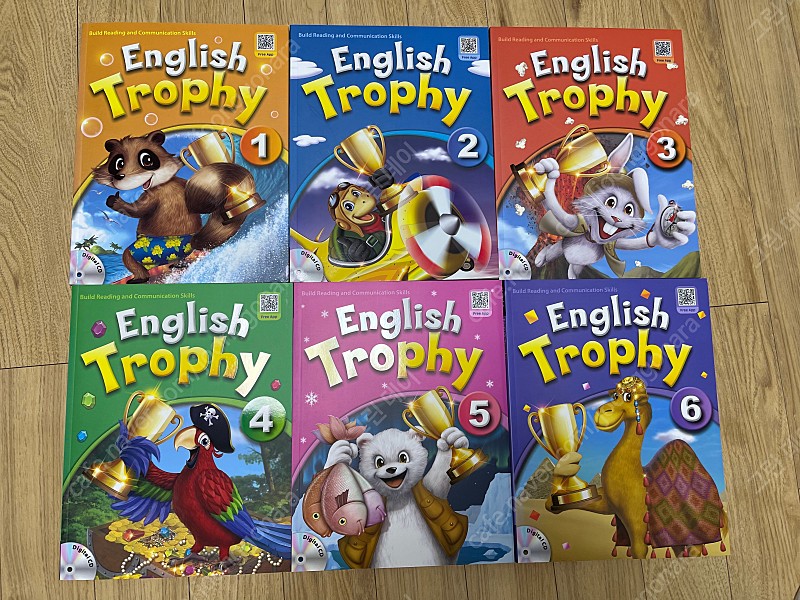 잉글리쉬 트로피/English Trophy1-6권 새책 영어 리딩코스북(문학, 비문학)