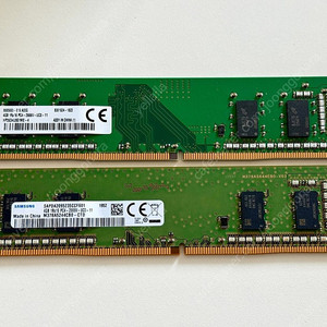 메모리 램 4GB PC4-2666V 2개 (데스크탑용)