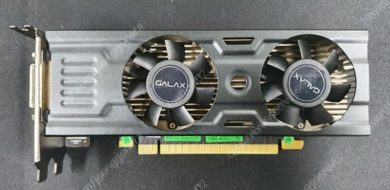 갤럭시 GALAX 지포스 GTX 1650 D5 4GB LP