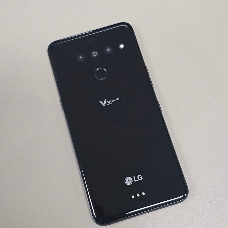 LG V50 블랙 128기가 미파손 가성비폰 9만에판매합니다
