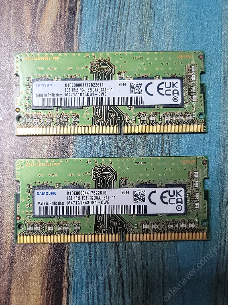 삼성 노트북 램 DDR4 3200 8G x 2 노트북용 RAM