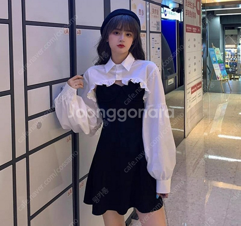 2.0 큐티섹시 볼레로 원피스 세트 양지계 스타일 투피...--5