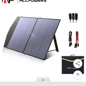 ALLPOWERS 100W 이동식 태양광 패널 새제품